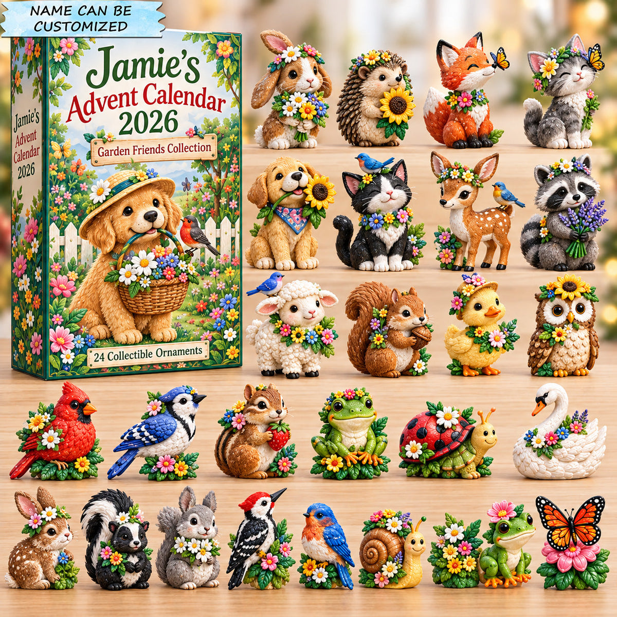 Garden Animal Friends Advent Calendar 2026 QTCUZ GFTOHNL3758