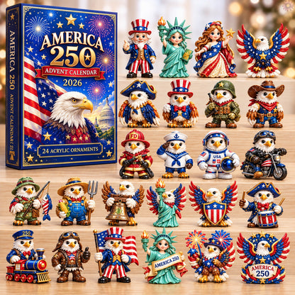 America 250 Patriotic Heroes Advent Calendar 2026 GFTOHNL3797