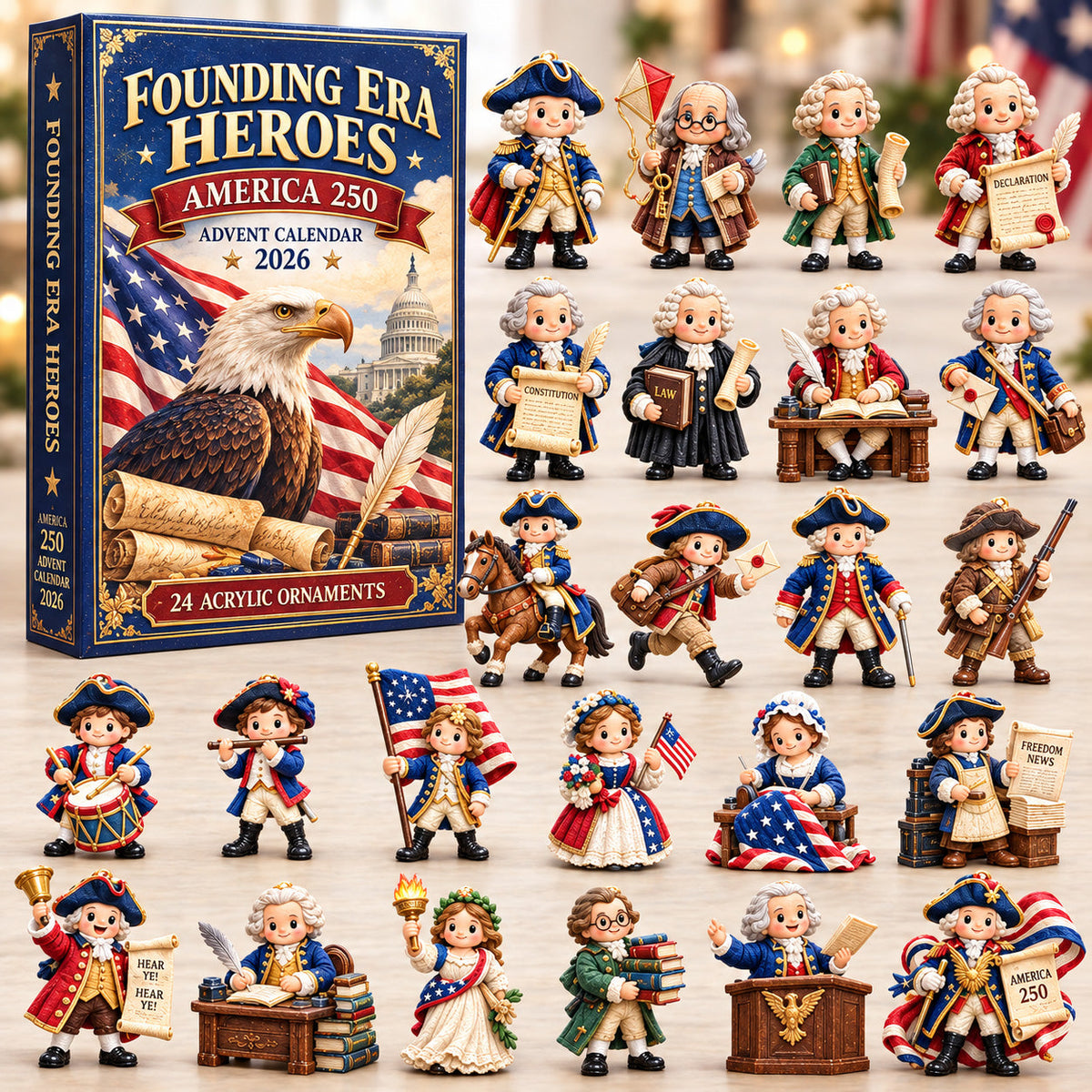 Founding Era Heroes Advent Calendar 2026 GFTOHNL3799