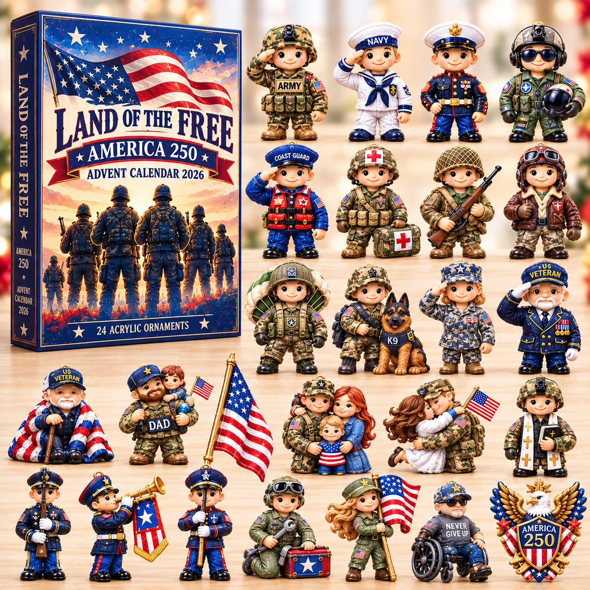 Land Of The Free Heroes Advent Calendar 2026 GFTOHNL3800