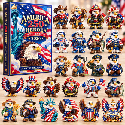 America 250 Eagle Heroes Advent Calendar 2026 GFTOHNL3801