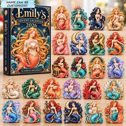 Mermaid Ocean Treasures Advent Calendar 2026 QTCUZ GFTOHNL3812