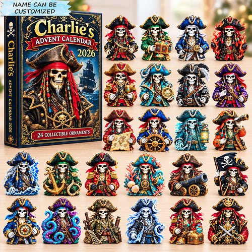 Pirate Skeleton Crew Advent Calendar 2026 QTCUZ GFTOHNL3814