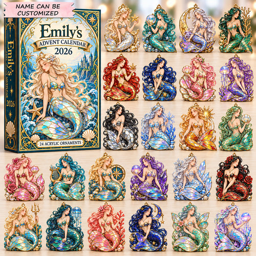 Mermaid Kingdom Advent Calendar 2026 QTCUZ GFTOHNL3815