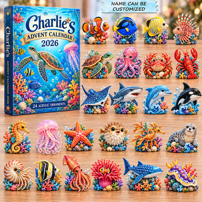 Ocean Creature Collection Advent Calendar 2026 QTCUZ GFTOHNL3816