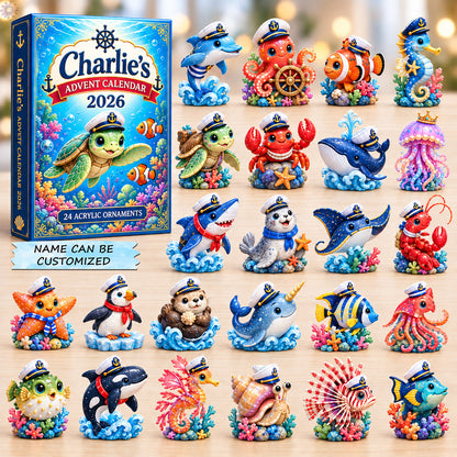 Sea Captain Animals Advent Calendar 2026 QTCUZ GFTOHNL3817