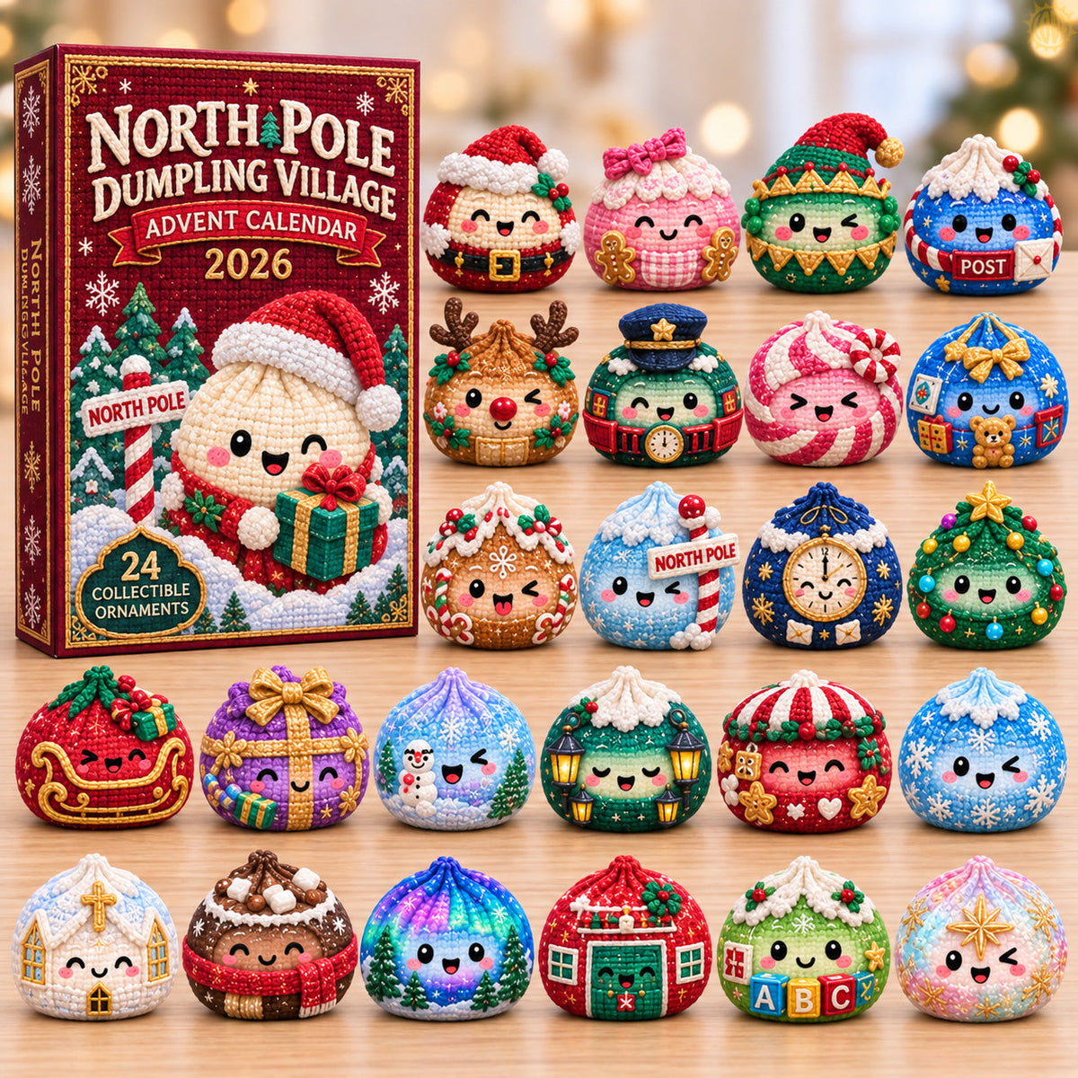 North Pole Dumpling Village Advent Calendar 2026 GFTOHNL3851