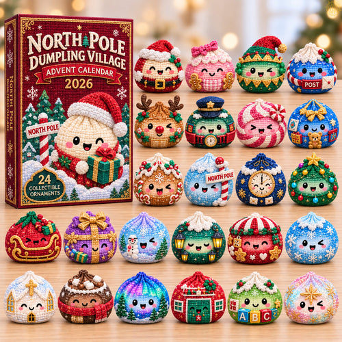North Pole Dumpling Village Advent Calendar 2026 GFTOHNL3851