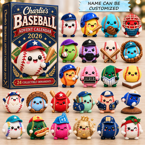 Baseball Dumpling Friends Advent Calendar 2026 QTCUZ GFTOHNL3908