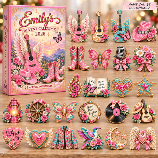 Country Music Butterfly Advent Calendar 2026 QTCUZ GFTOHNL3958