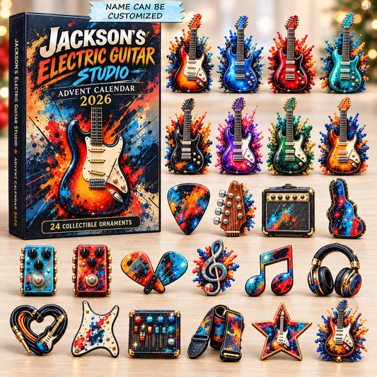Electric Guitar Studio Advent Calendar 2026 QTCUZ GFTOHNL3963