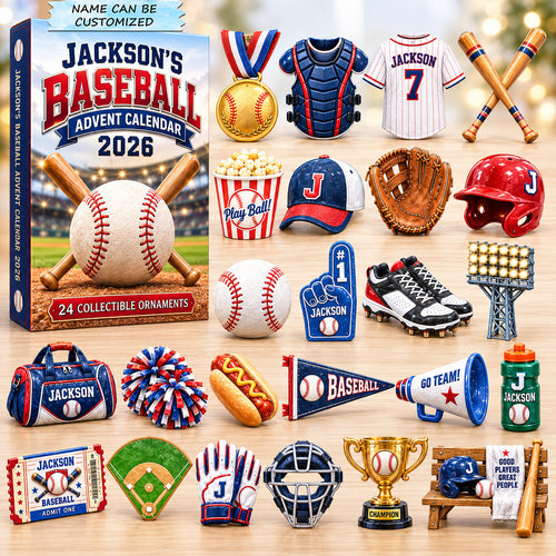 Baseball Game Day Advent Calendar 2026 QTCUZ GFTOHNL4000