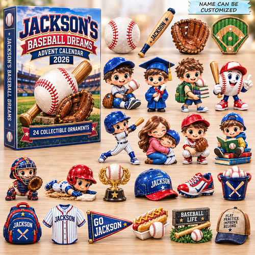 Baseball Dreams Advent Calendar 2026 QTCUZ GFTOHNL4004