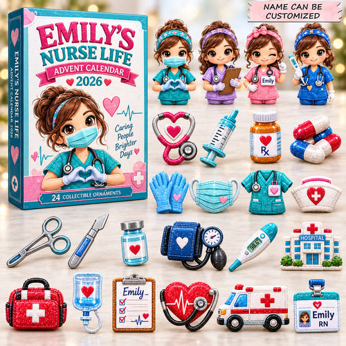 Caring Nurse Life Advent Calendar 2026 QTCUZ GFTOHNL4007