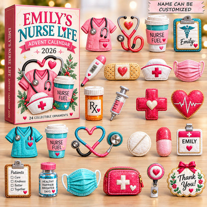 Nurse Heart And Care Advent Calendar 2026 QTCUZ GFTOHNL4008
