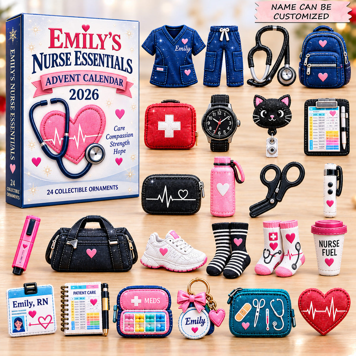 Everyday Nurse Essentials Advent Calendar 2026 QTCUZ GFTOHNL4009