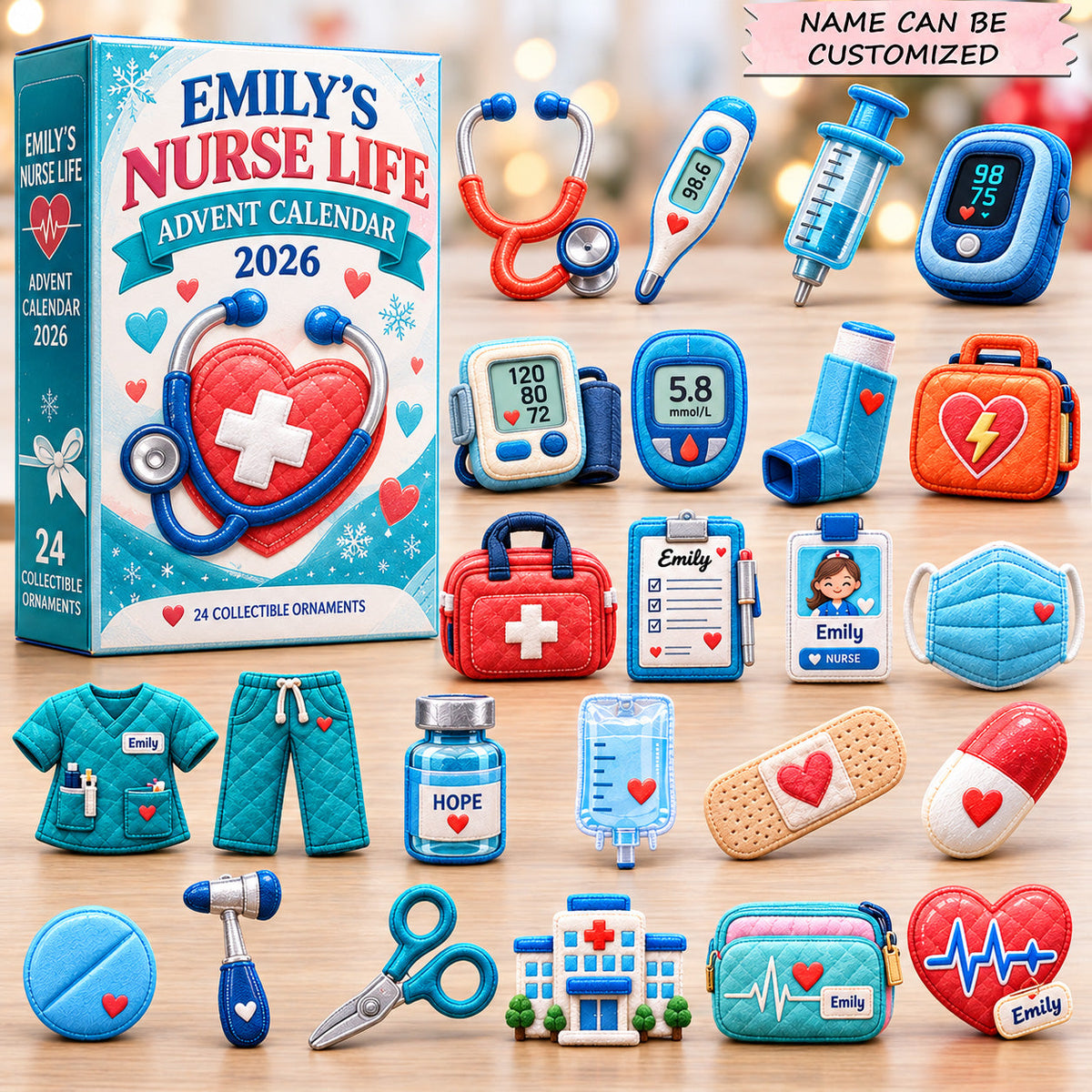Nurse Medical Essentials Advent Calendar 2026 QTCUZ GFTOHNL4010