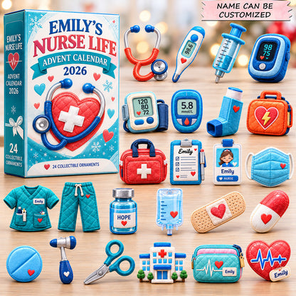 Nurse Medical Essentials Advent Calendar 2026 QTCUZ GFTOHNL4010