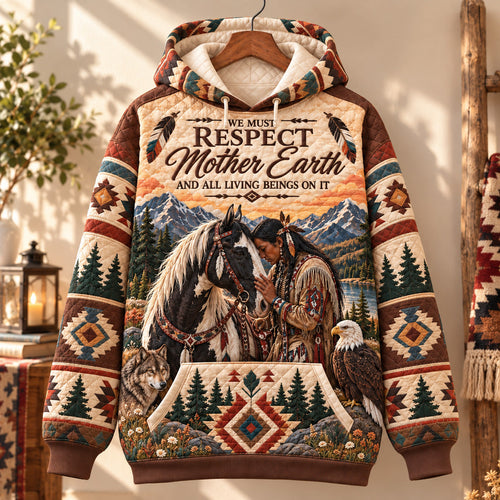 Respect Mother Earth Hoodie GFTOHNL4014