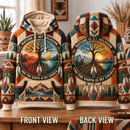 Nature Is My Religion Hoodie GFTOHNL4017