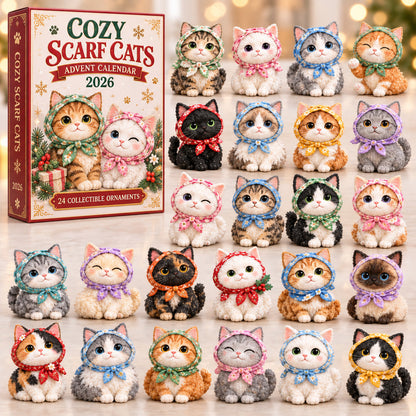 Cozy Scarf Cats Advent Calendar 2026 GFTOHNL4049