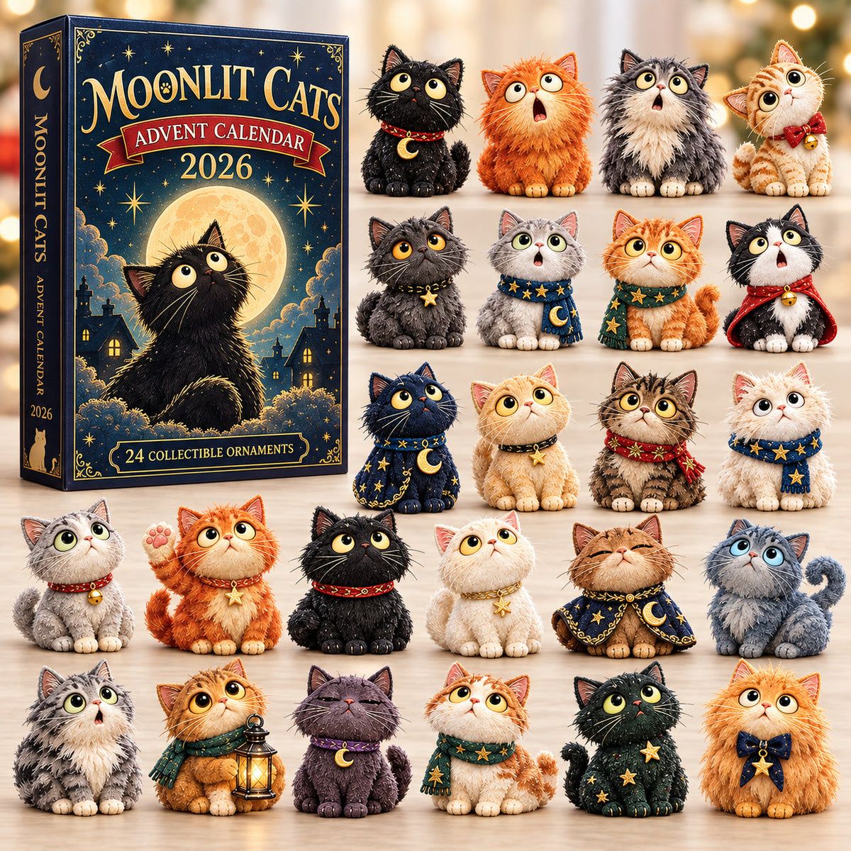 Moonlight Cat Magic Advent Calendar 2026 GFTOHNL4051
