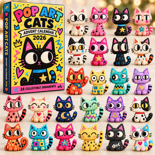 Colorful Cats Advent Calendar 2026 GFTOHNL4052