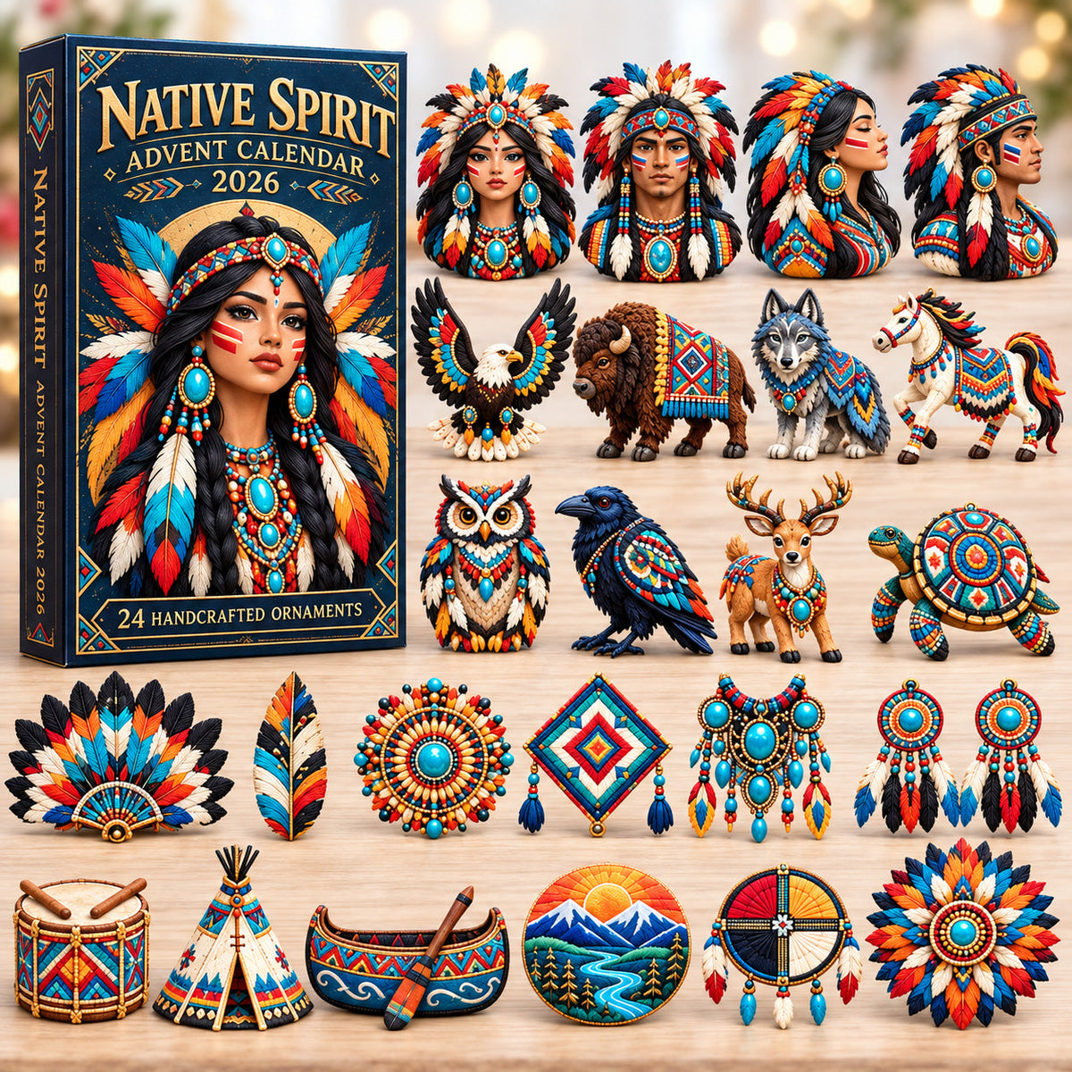 Native Heritage Treasures Advent Calendar 2026 GFTOHNL4055