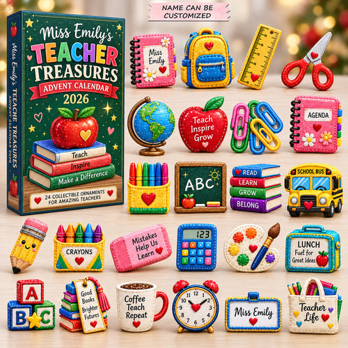 Teacher Classroom Treasures Advent Calendar 2026 QTCUZ GFTOHNL4059