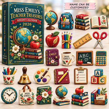 Classic Teacher Treasures Advent Calendar 2026 QTCUZ GFTOHNL4060