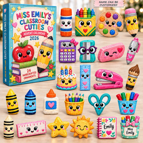 Cute Classroom Friends Advent Calendar 2026 QTCUZ GFTOHNL4061