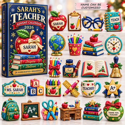 Teacher Christmas Magic Advent Calendar 2026 QTCUZ GFTOHNL4062