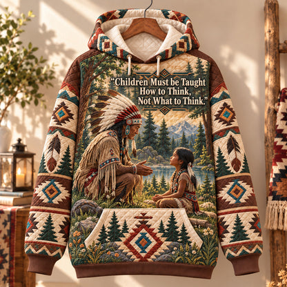 Teach Them To Think Hoodie GFTOHNL4070