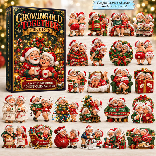 Growing Old Together Christmas Love Advent Calendar 2026 QTCUZ GFTOHNL4095