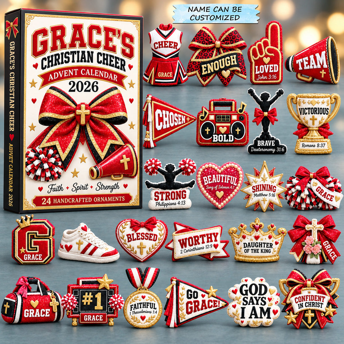 Christian Cheer Advent Calendar 2026 QTCUZ GFTOHNL4100