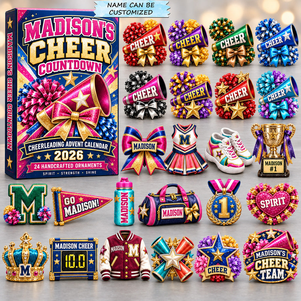Cheer Team Advent Calendar 2026 QTCUZ GFTOHNL4103