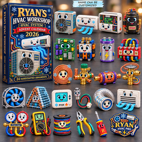Custom HVAC Pro Advent Calendar 2026 QTCUZ GFTOHNL4150