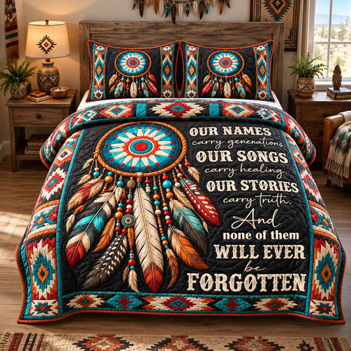 Our Stories Live On 3-Piece Quilted Bedding Set GFTOHNL4153