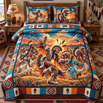 Spirit Of The Dance 3-Piece Quilted Bedding Set GFTOHNL4154