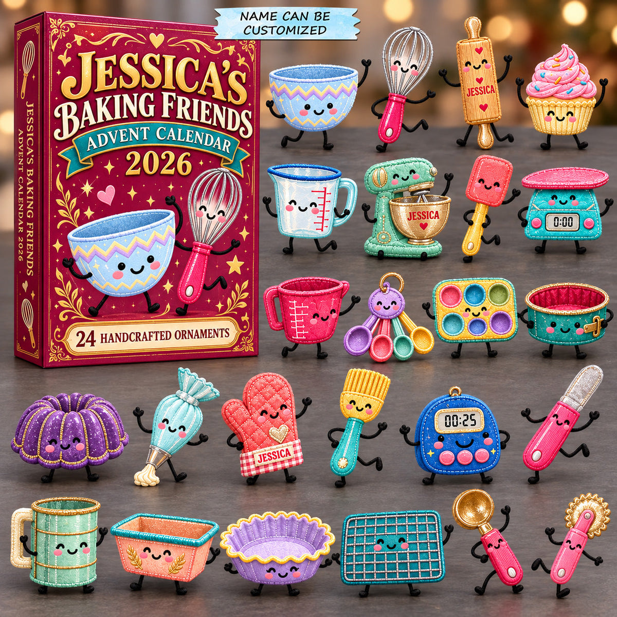 Baking Friends Advent Calendar 2026 QTCUZ GFTOHNL4188