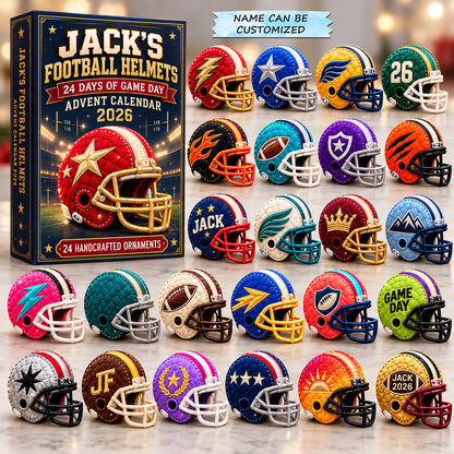 Football Helmet Collection Advent Calendar 2026 QTCUZ GFTOHNL4193