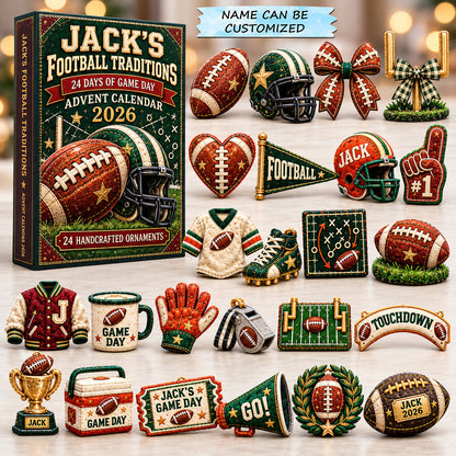 Football Game Day Traditions Advent Calendar 2026 QTCUZ GFTOHNL4195