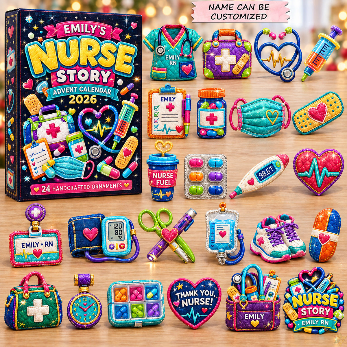 Nurse Life Essentials Advent Calendar 2026 QTCUZ GFTOHNL4246