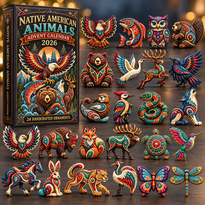 Native American Animals Advent Calendar 2026 GFTOHNL4287