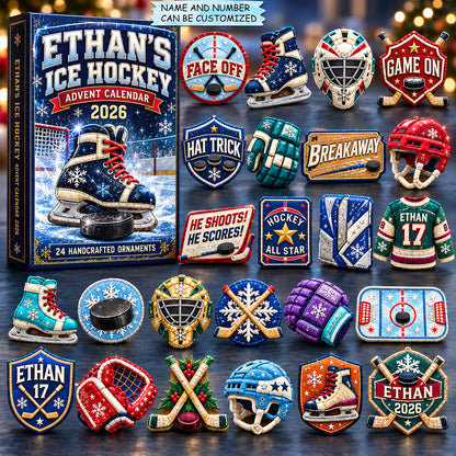 Ice Hockey Game Advent Calendar 2026 QTCUZ GFTOHNL4293