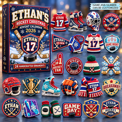 Hockey Christmas Advent Calendar 2026 QTCUZ GFTOHNL4294