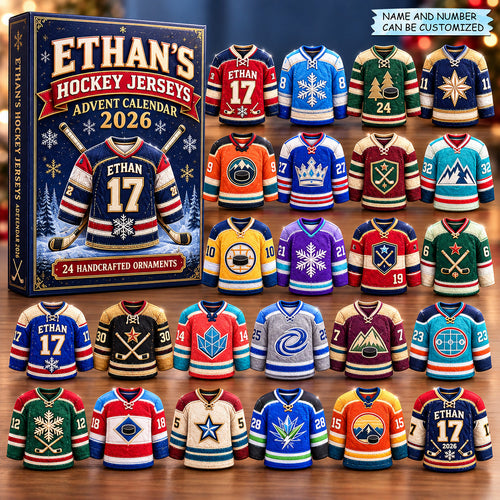 Hockey Jerseys Advent Calendar 2026 QTCUZ GFTOHNL4295