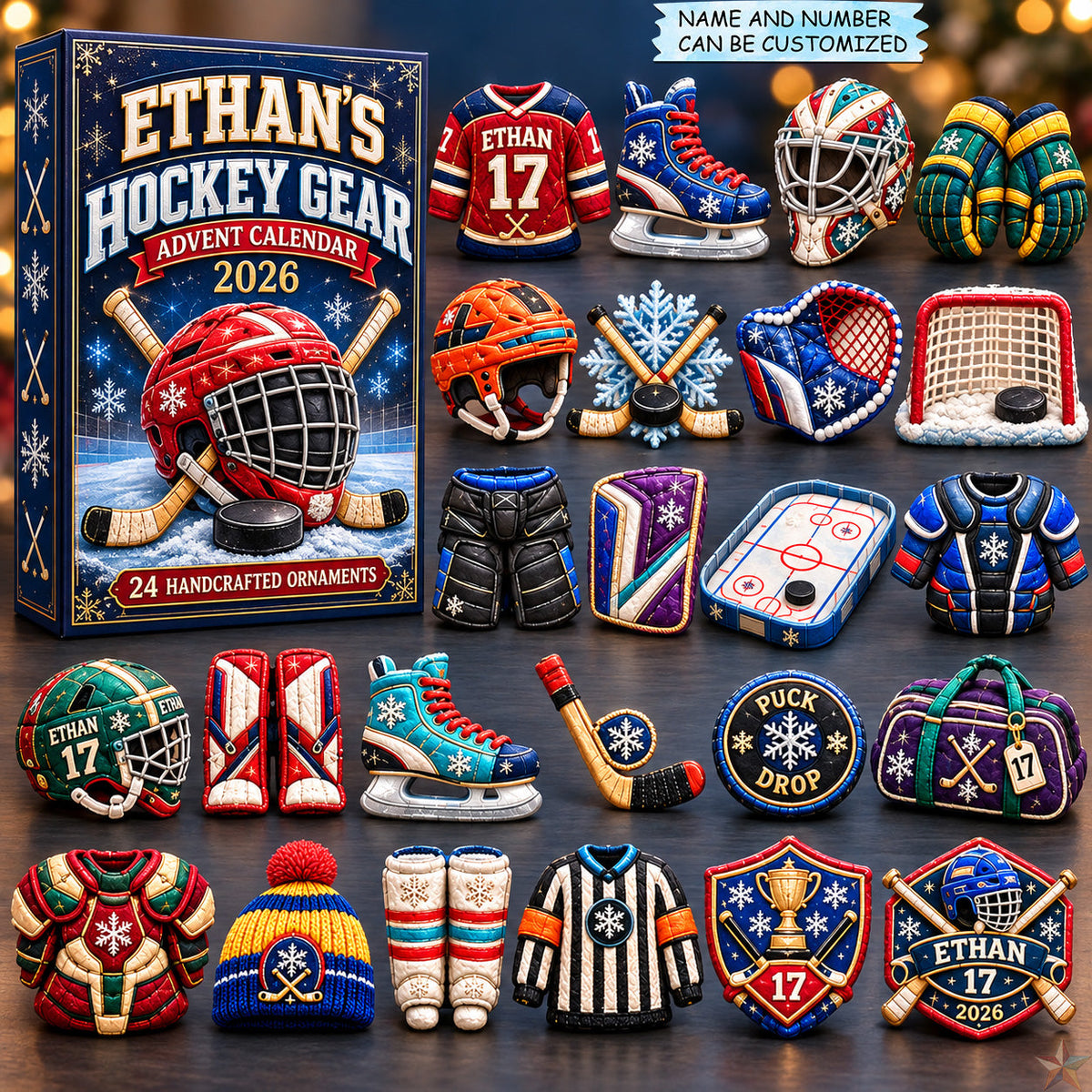 Hockey Gear Collection Advent Calendar 2026 QTCUZ GFTOHNL4297