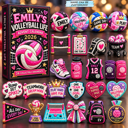 Volleyball Life Advent Calendar 2026 QTCUZ GFTOHNL4335