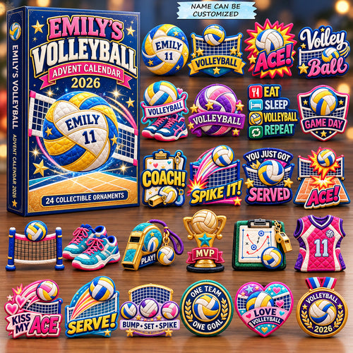 Volleyball Ace Advent Calendar 2026 QTCUZ GFTOHNL4338